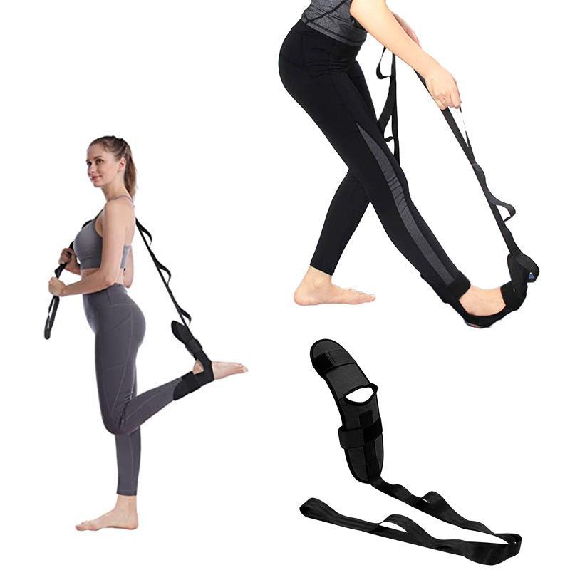 Pilates Yoga Oxford - ヨガ用脚と足のストレッチバンド - 耐久性のあるオックスフォード生地で、ピラティスやヨガに最適、汎用ストレッチ補助具、柔軟な生地
