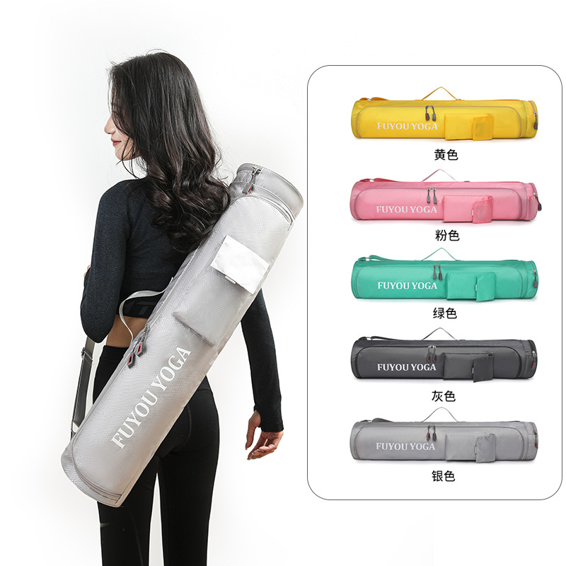 Pilates Is Yoga - 大容量ヨガマットバッグ軽量防水クロスボディジムバッグファッションマルチポケットショルダーキャリアーバッグピラティスフィットネス用