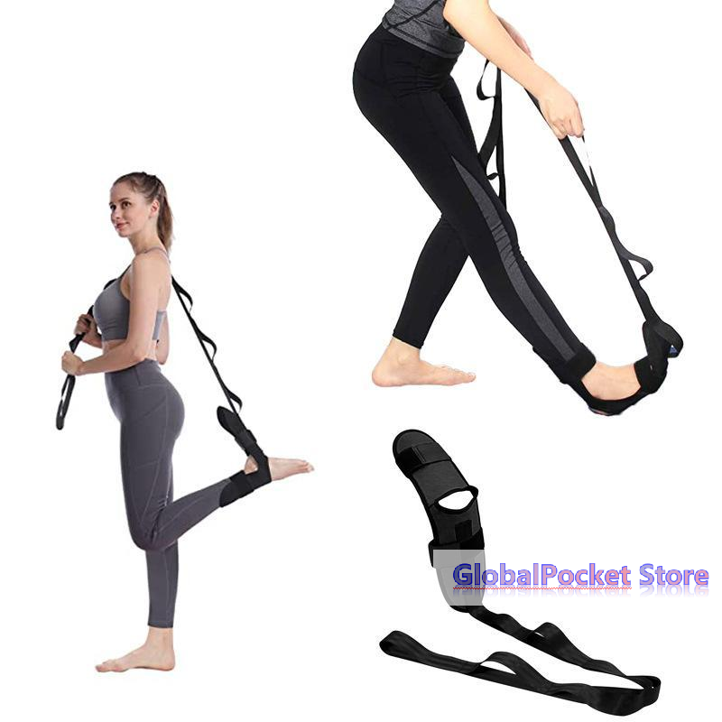 Pilates Yoga Oxford - ヨガレッグ＆フットストレッチバンド - 耐久性のあるオックスフォード生地、ピラティスやヨガに最適、汎用ストレッチ補助具、柔軟な生地