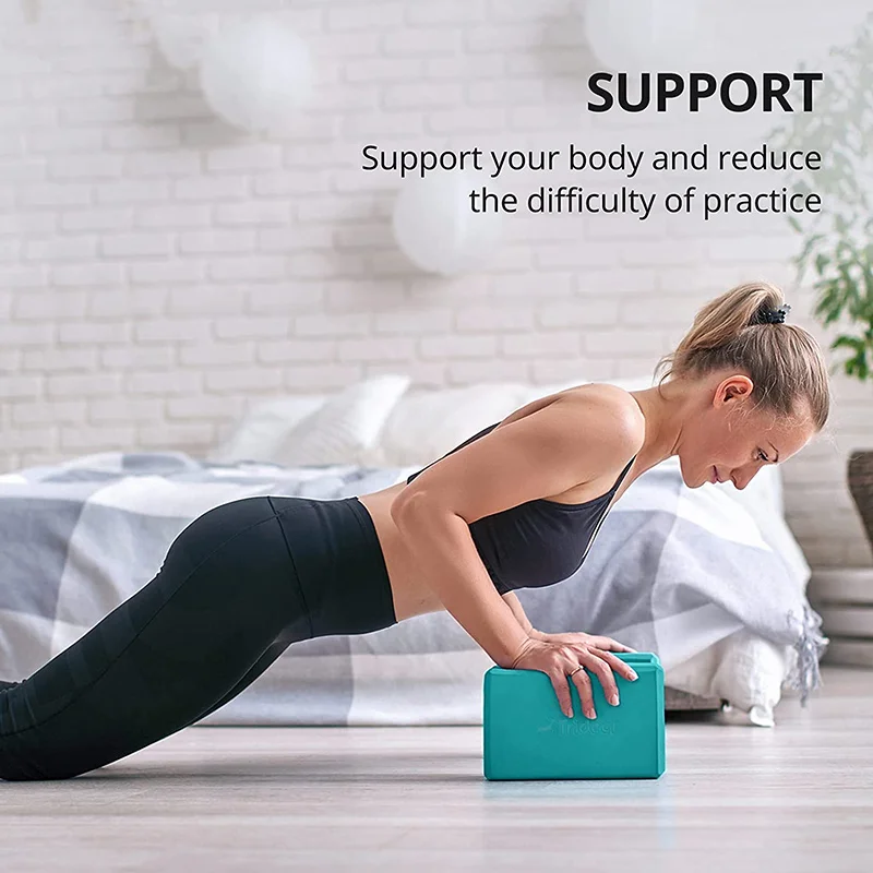 Pilates Yoga Matte - ヨガビルディングブロックキューブ ピラティスブリック 補強マット スポーツヨガ用品 エクササイズ ホームエクササイズ器具