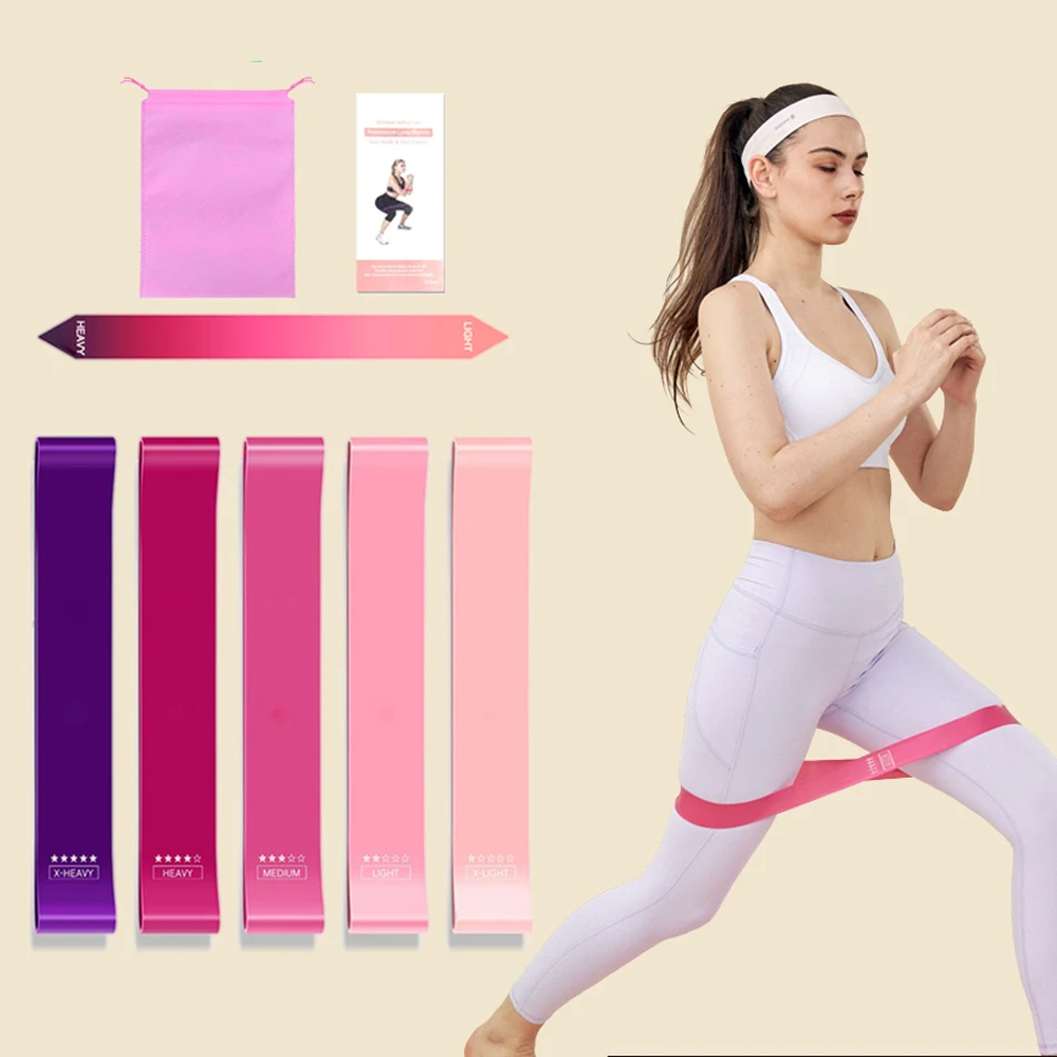 弾性フィットネスレジスタンスバンド、家庭、ヨガ、ピラティス、 - Pilates Yoga Difference のレビューと価格