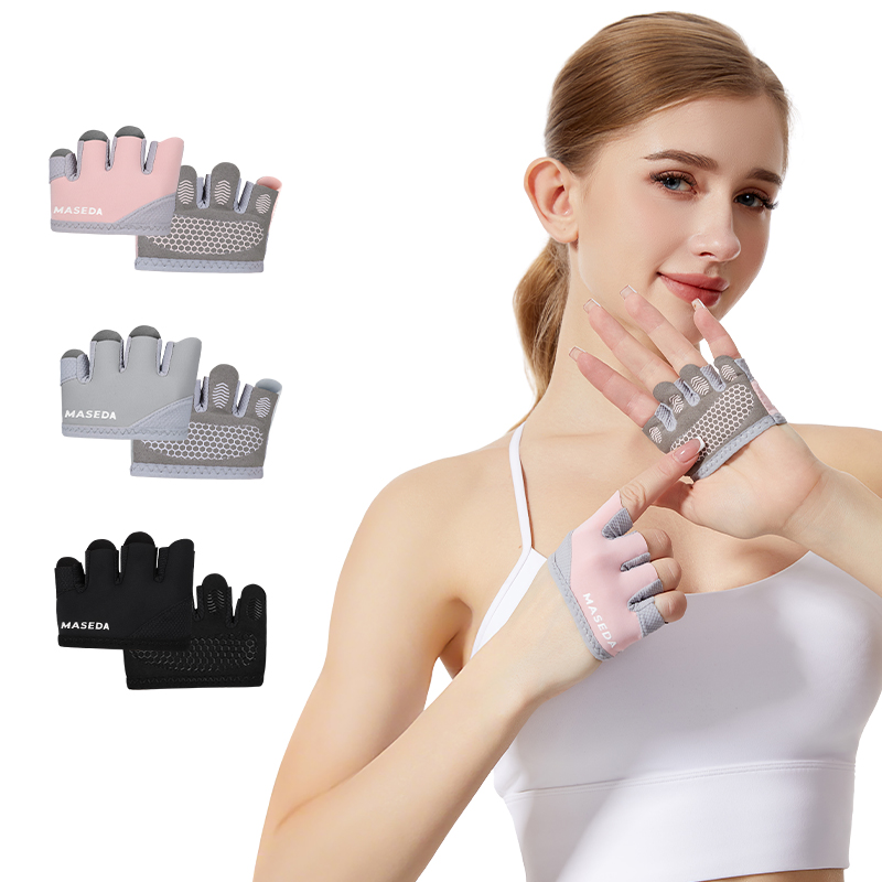 フィットネス用フィンガーレスグローブ：ピラティスやエアリアル - Pilates Is Yoga のレビューと価格