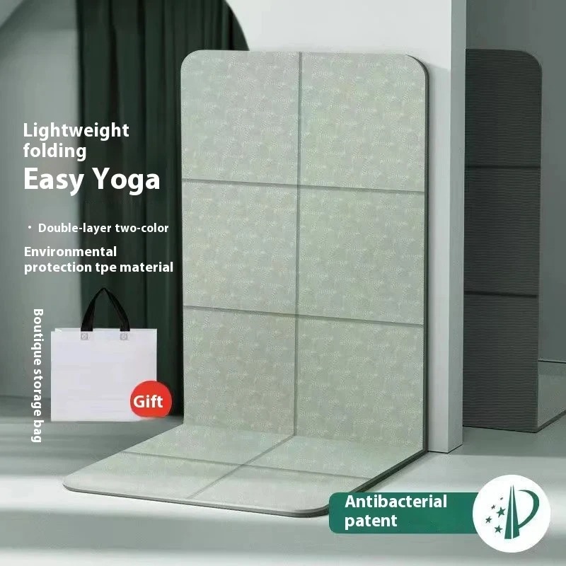 折りたたみヨガマット 滑り止め 1830×600x6mm 厚 - Pilates Yoga Matte のレビューと価格
