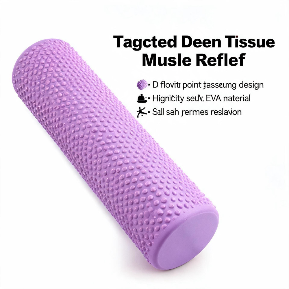 ヨガローラー ラウンドEVAフォームシリンダー 六角形ローラ - Pilates Yoga Roller のレビューと価格