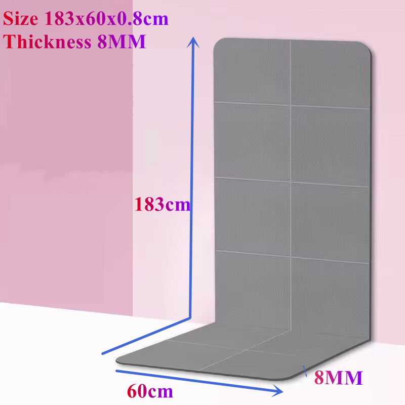 折りたたみ式ポータブル 183x60CM ヨガマット 8MM - Pilates Yoga Matte のレビューと価格