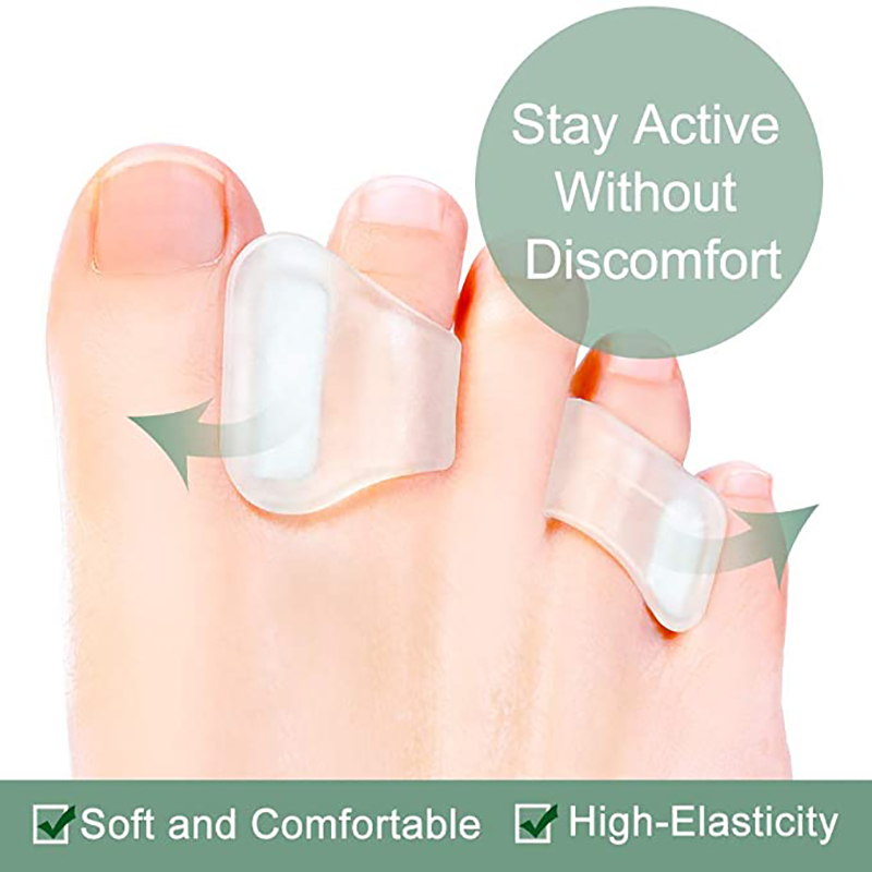 足の痛みを和らげるためのシリコンストレートナー,フラットレッ - Toe Separator Silicon のレビューと価格