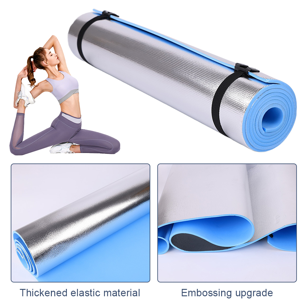 10 ミリメートル厚みのあるヨガマット滑り止めスポーツエクサ - Pilates Yoga Matte のレビューと価格