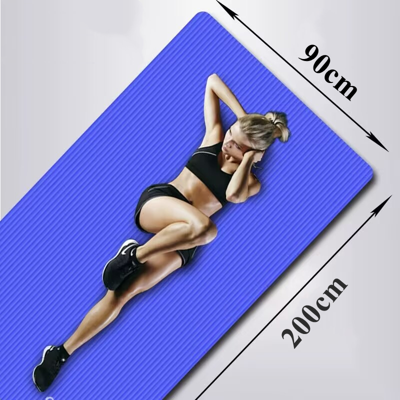 200x90x1cm 厚手のトレーニングヨガマット 滑り止め - Pilates Yoga Matte のレビューと価格