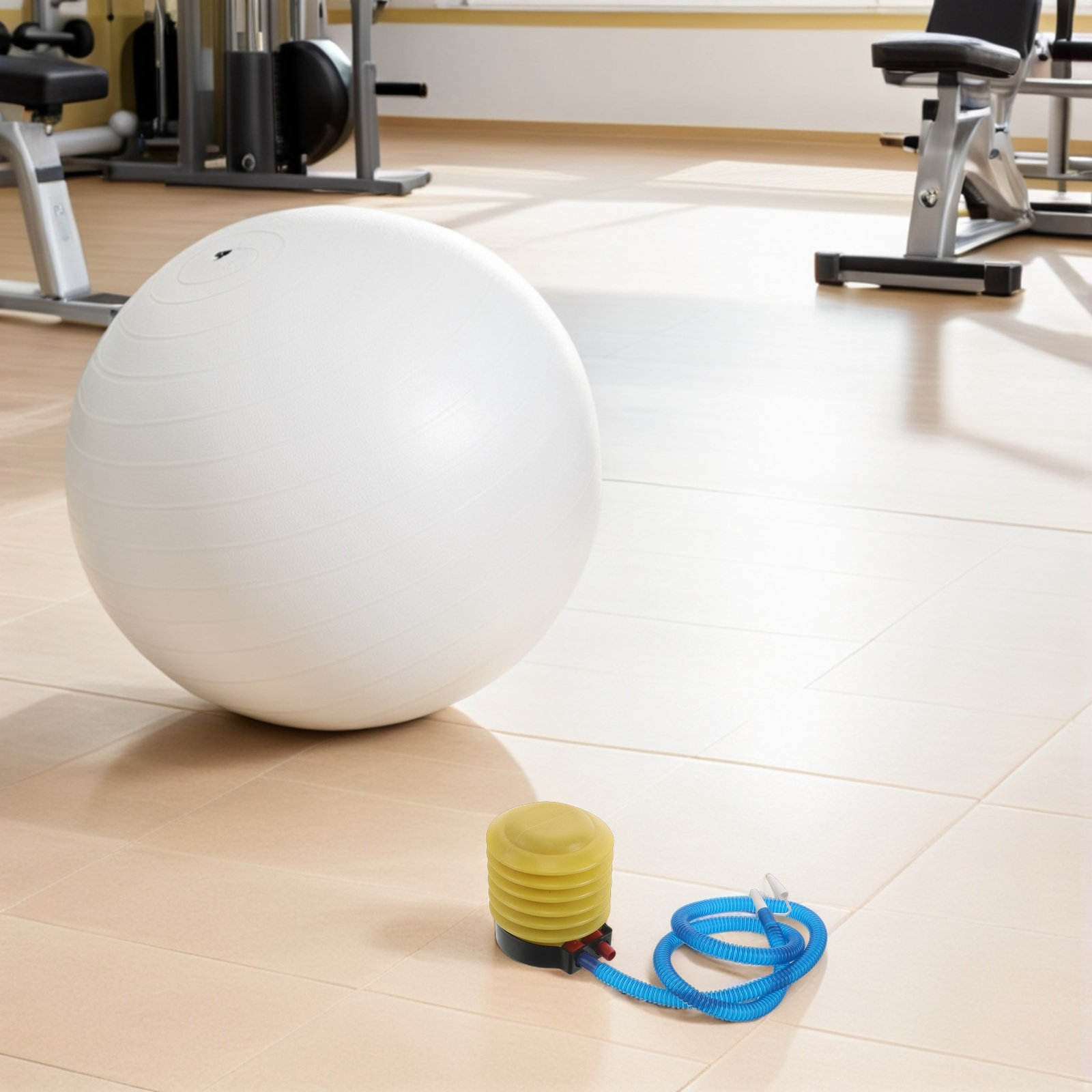 1セットヨガボールポンプ手動フットプレスエアインフレータ、安 - Pilates Is Yoga のレビューと価格