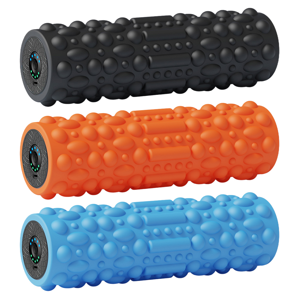 電動振動フォームローラーヨガコラム充電式マッサージコラム5モ - Pilates Yoga Roller のレビューと価格