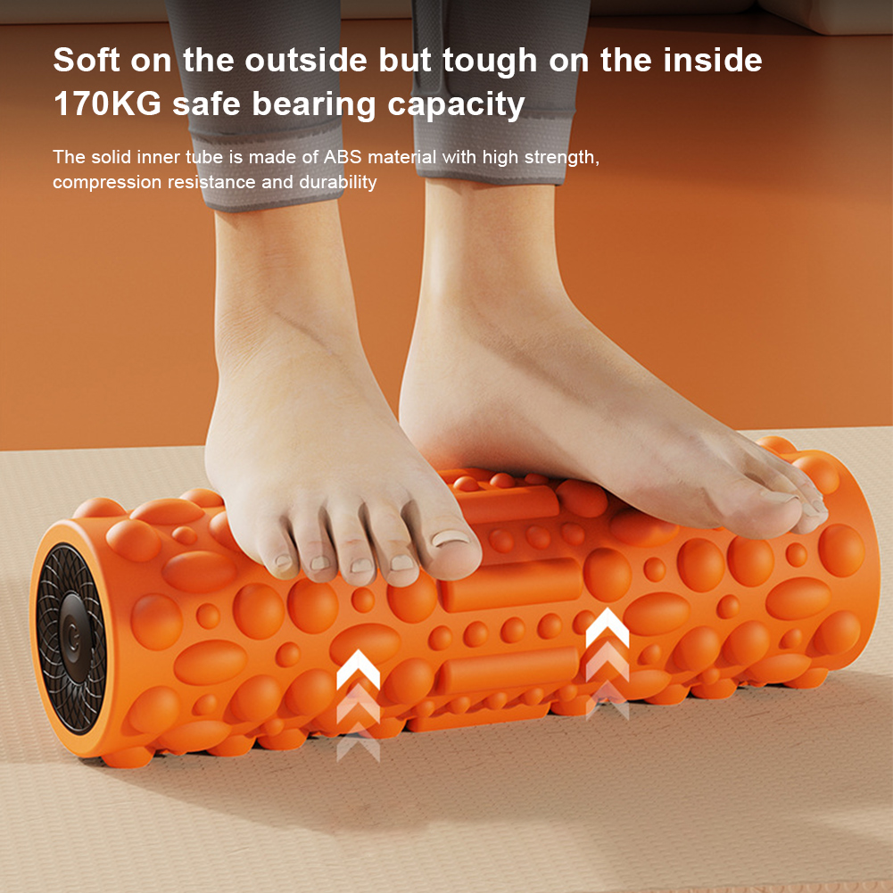電動振動フォームローラーヨガコラム充電式マッサージコラム5モ - Pilates Yoga Roller のレビューと価格
