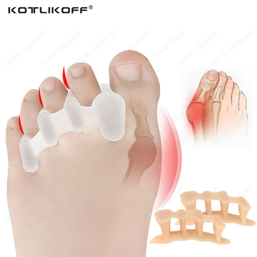 つま先保護 つま先セパレーター シリコーン外反母趾 外反母趾 - Toe Separator Silicon のレビューと価格