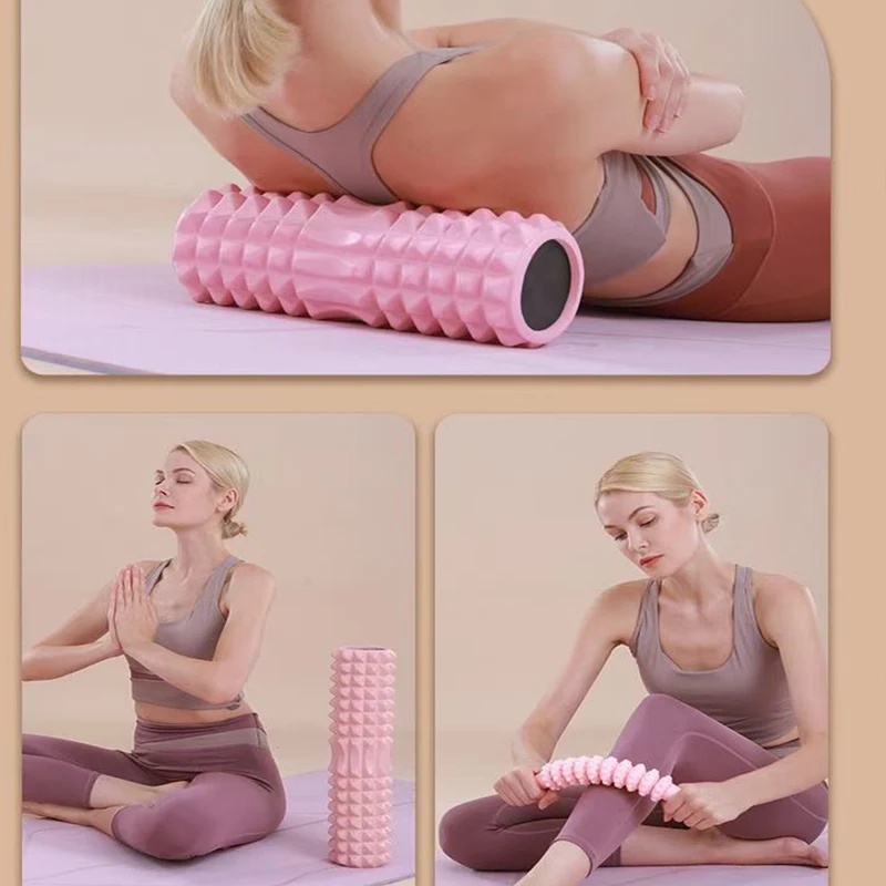 中空フォームローラー 45 センチメートルヨガブロックマッサ - Pilates Yoga Roller のレビューと価格