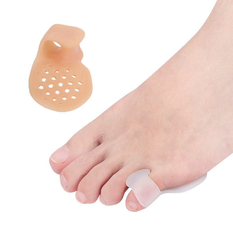 1/2/5ペアの小指プロテクター、外反母趾矯正具、外反母趾の - Toe Separator Silicon のレビューと価格