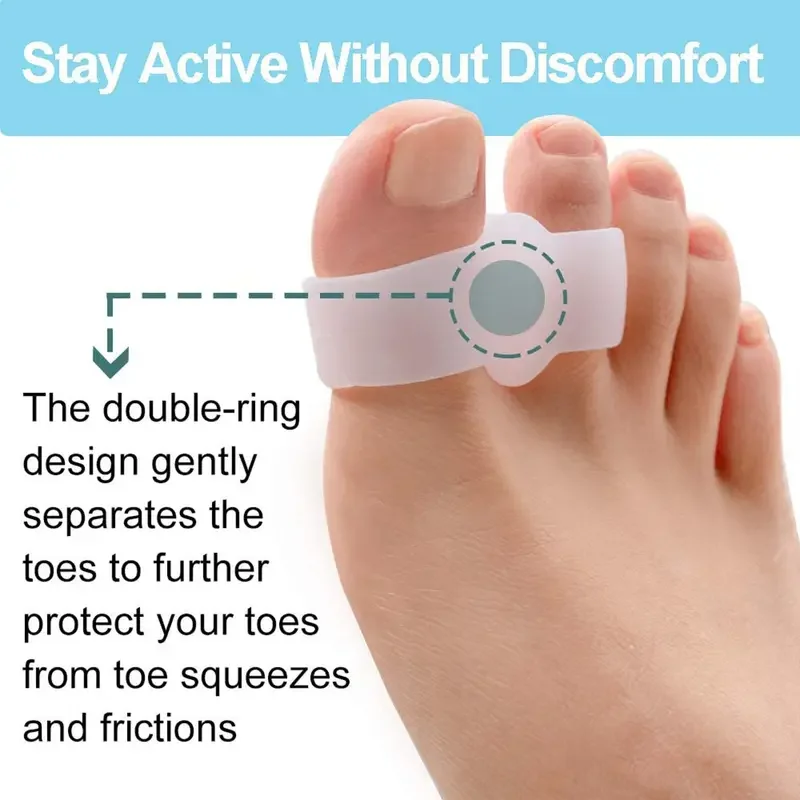 外反母趾矯正サポーター 1組 - 快適で通気性の良いシリコン - Toe Separator Silicon のレビューと価格