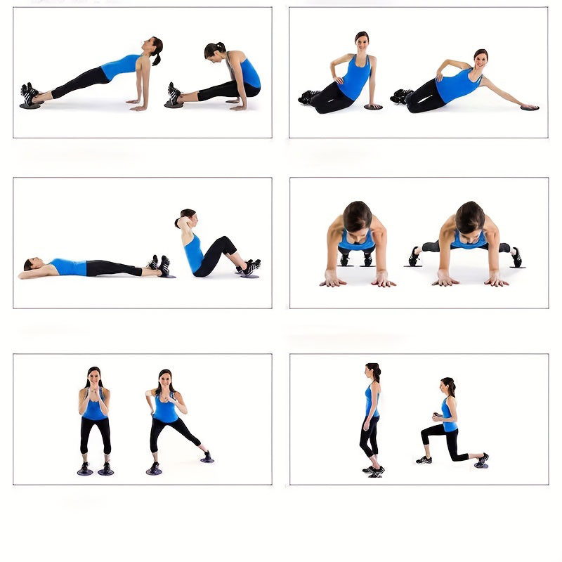 2 PC ピラティス スライド プレート ヨガ アブ フット - Pilates Yoga Matte のレビューと価格