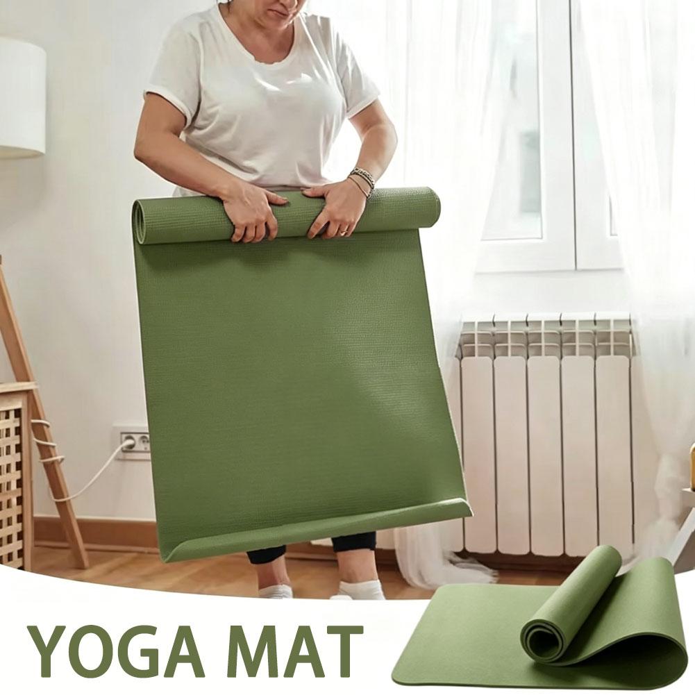 厚いヨガマット滑り止めスポーツフィットネスマットEVAコンフ - Pilates Yoga Matte のレビューと価格
