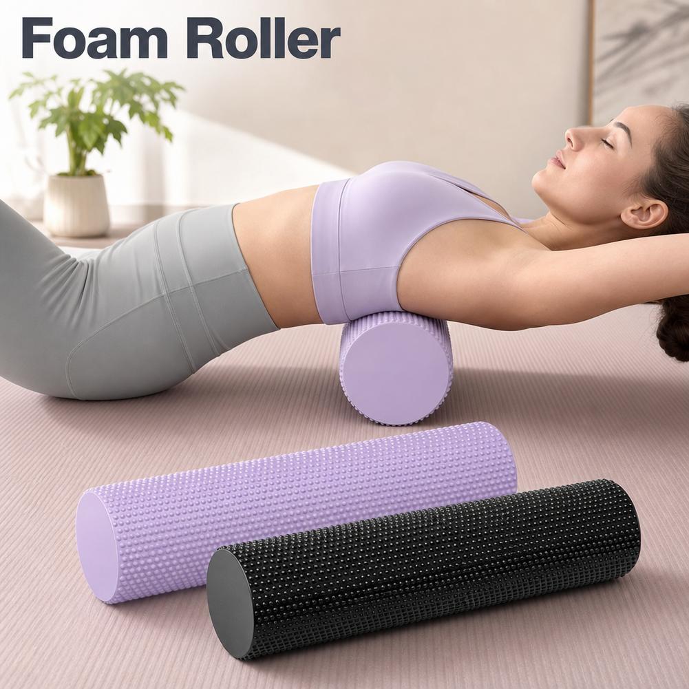 EVAヨガフォームローラー高密度ワークアウトリカバリーボディ - Pilates Yoga Roller のレビューと価格