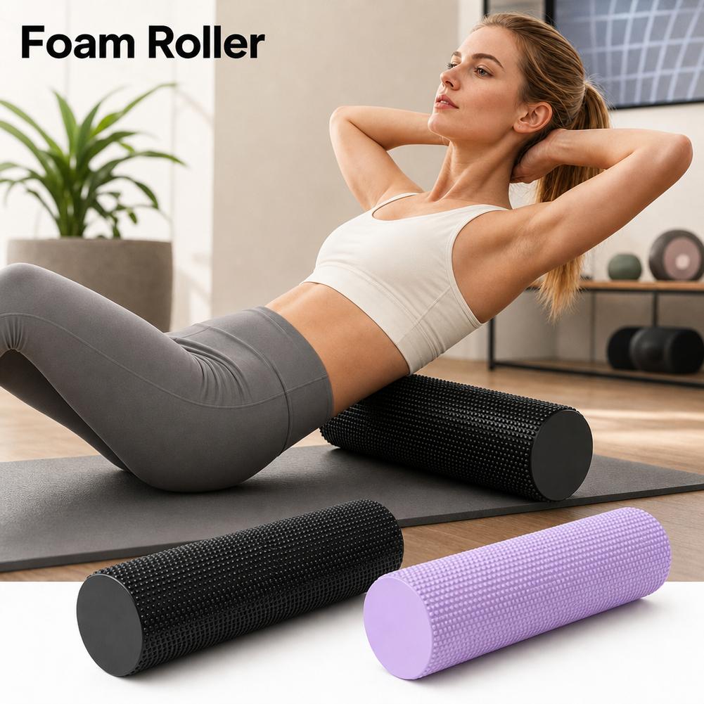 EVAヨガフォームローラー高密度ワークアウトリカバリーボディ - Pilates Yoga Roller のレビューと価格