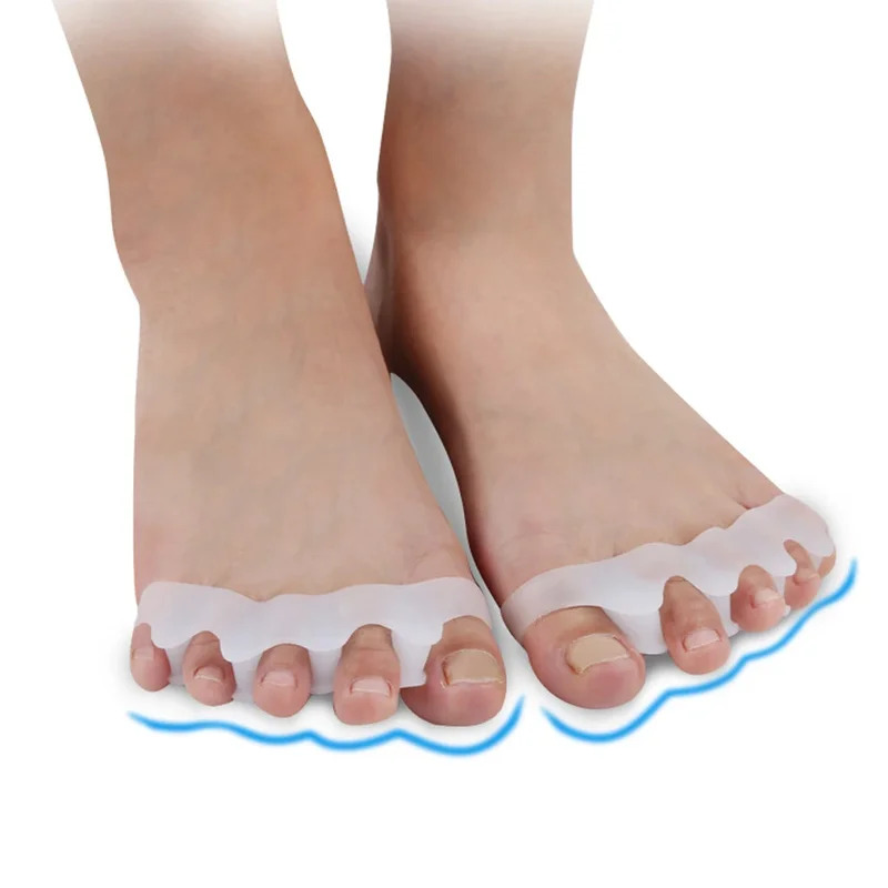 2 個 = 1 ペア新しい保護つま先セパレーター適切な外反母 - Toe Separator Silicon のレビューと価格