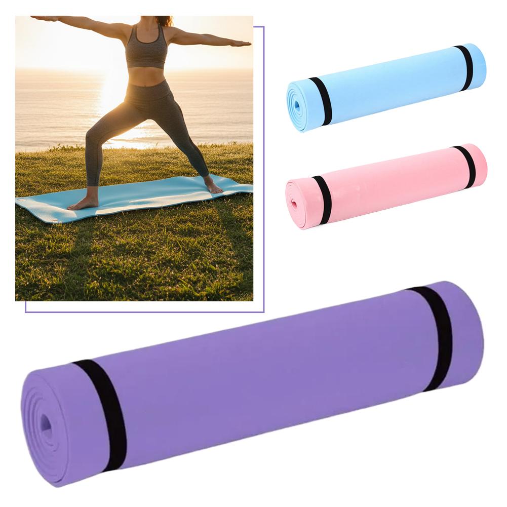 1/2 個厚いヨガマット滑り止めスポーツフィットネスマット  - Pilates Yoga Matte のレビューと価格