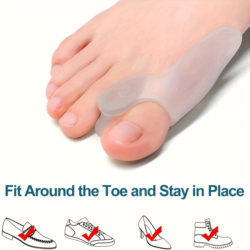 シリコン製ビッグトゥセパレーター、シングルホール外反母趾矯正 - Toe Separator Silicon のレビューと価格