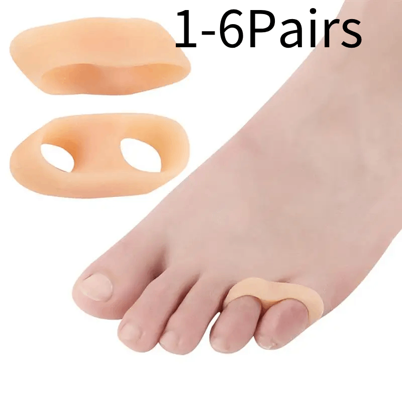 1/2/3/4/5/6 ペアジェル指プロテクタートウモロコシ - Toe Separator Silicon のレビューと価格